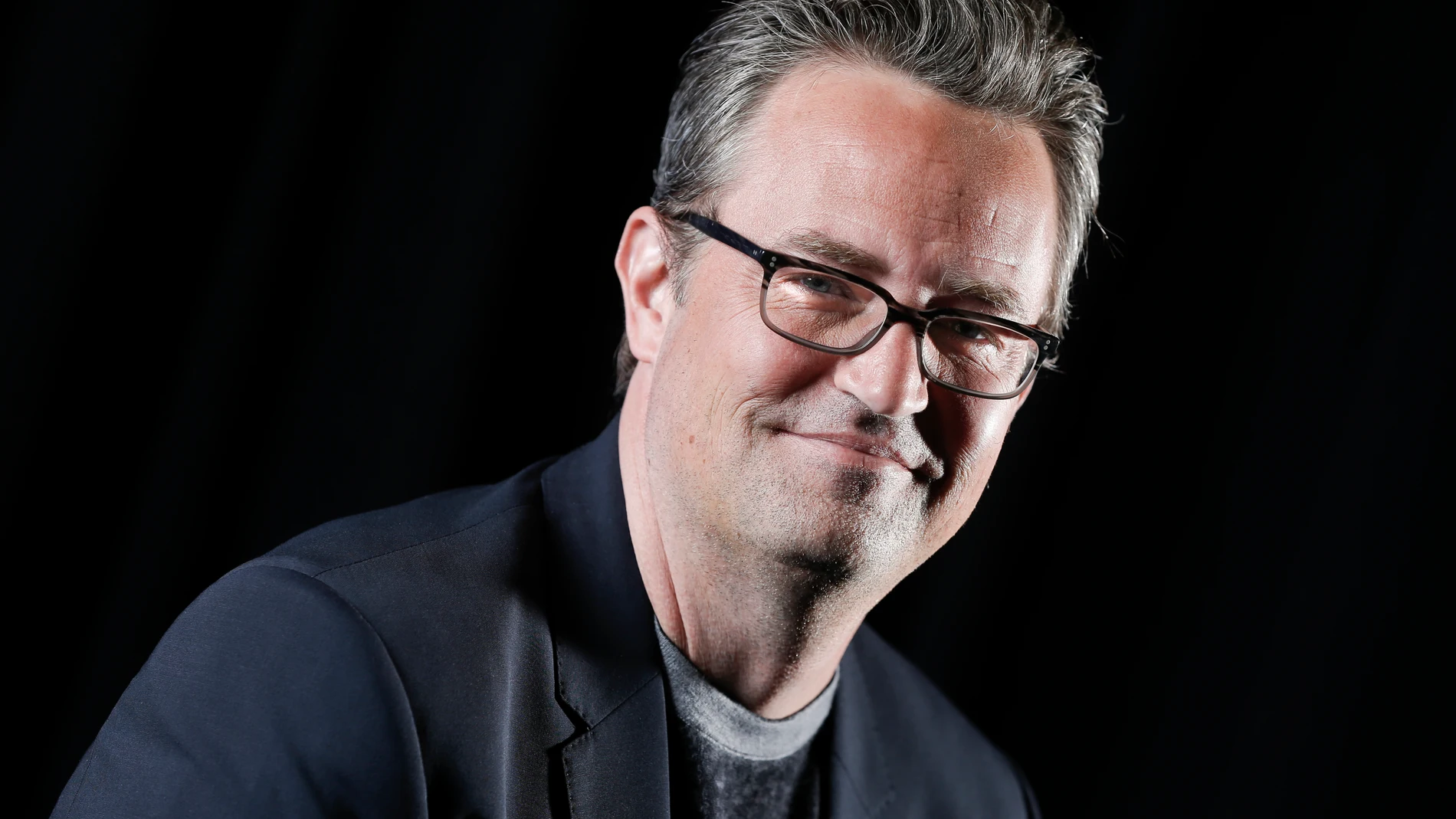 FILE - Matthew Perry poses for a portrait on Feb. 17, 2015, in New York. (Photo by Brian Ach/Invision/AP, File)
