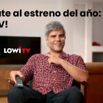 El cómico Ernesto Sevilla anunciando el nuevo servicio de la operadora