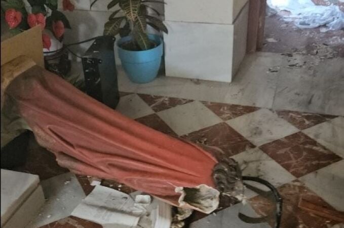 Granada.- La Diputación condena el incendio de la Iglesia de Albuñol: "Hay personas que no aceptan esta cultura"