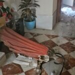 Granada.- La Diputación condena el incendio de la Iglesia de Albuñol: "Hay personas que no aceptan esta cultura"