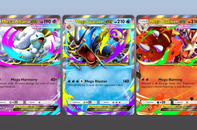 Pokémon TCG Pocket revela su nueva expansión centrada en las Megaevoluciones