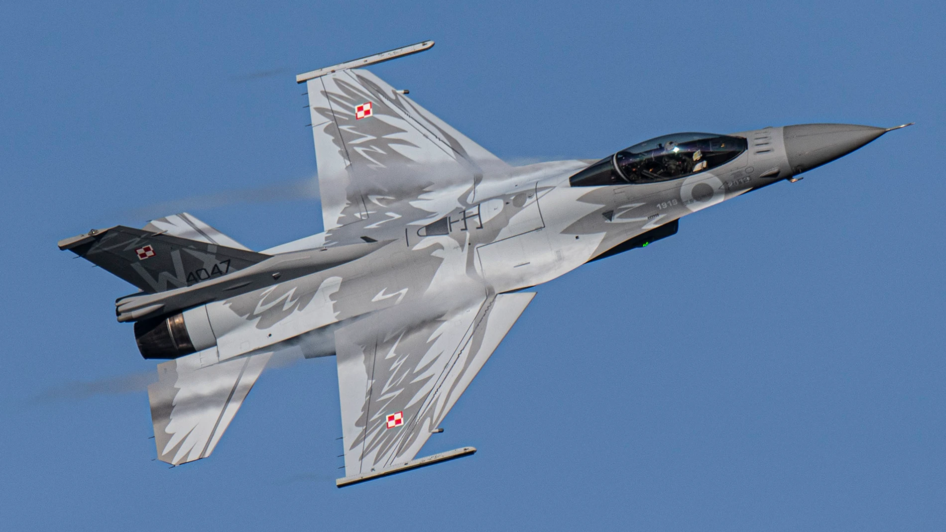 Avión de combate volando