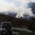 Incendio en la comarca de Ponferrada