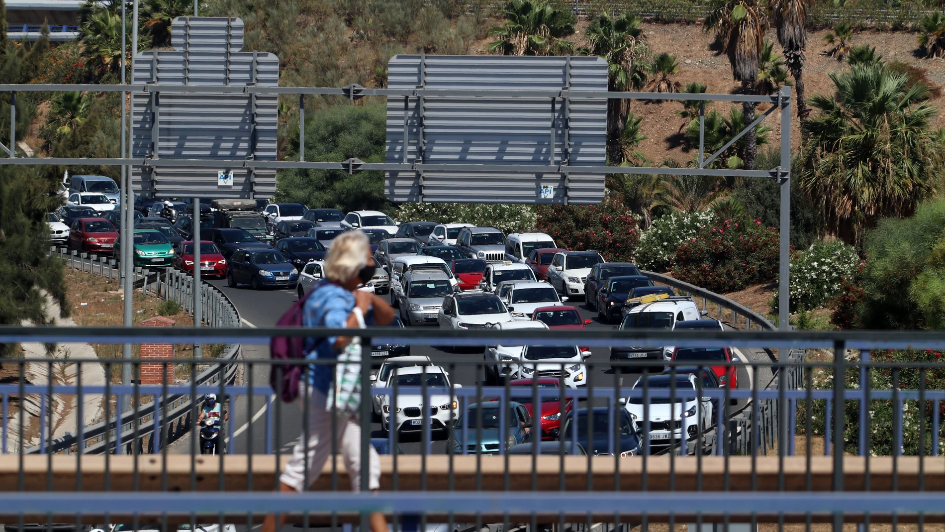 Autovía A-7 en Málaga