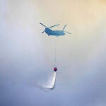 Una nave en el incendio en Boca de Huérgano