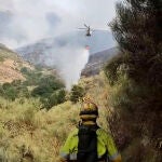 Incendio en Candelario 