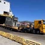 Endesa recibe los transformadores para la subestación que conectará Ceuta por un cable submarino