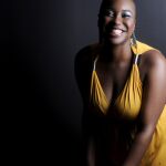La cantante inglesa Janine Johnson
