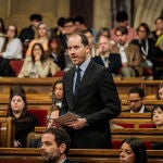 El portavoz del PP en el Parlament, Juan Fernández