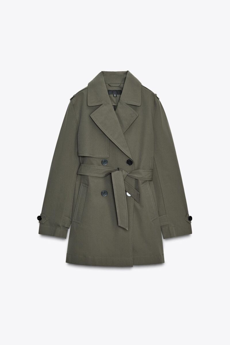 Trench cruzado.