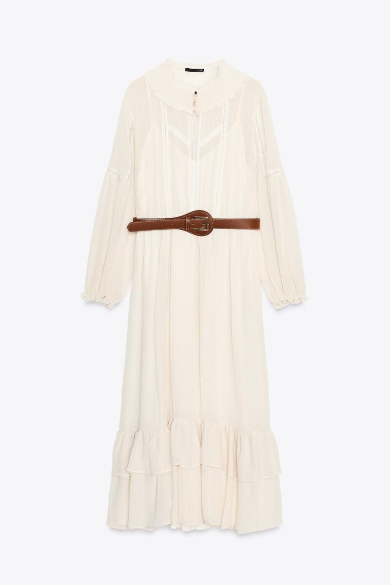 Vestido fluido.