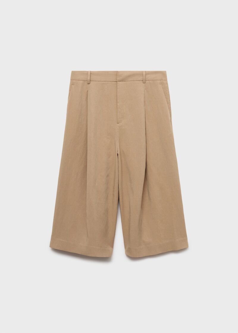 Bermudas de pinza.