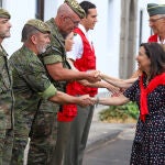 Ministra Margarita Robles en La Palma