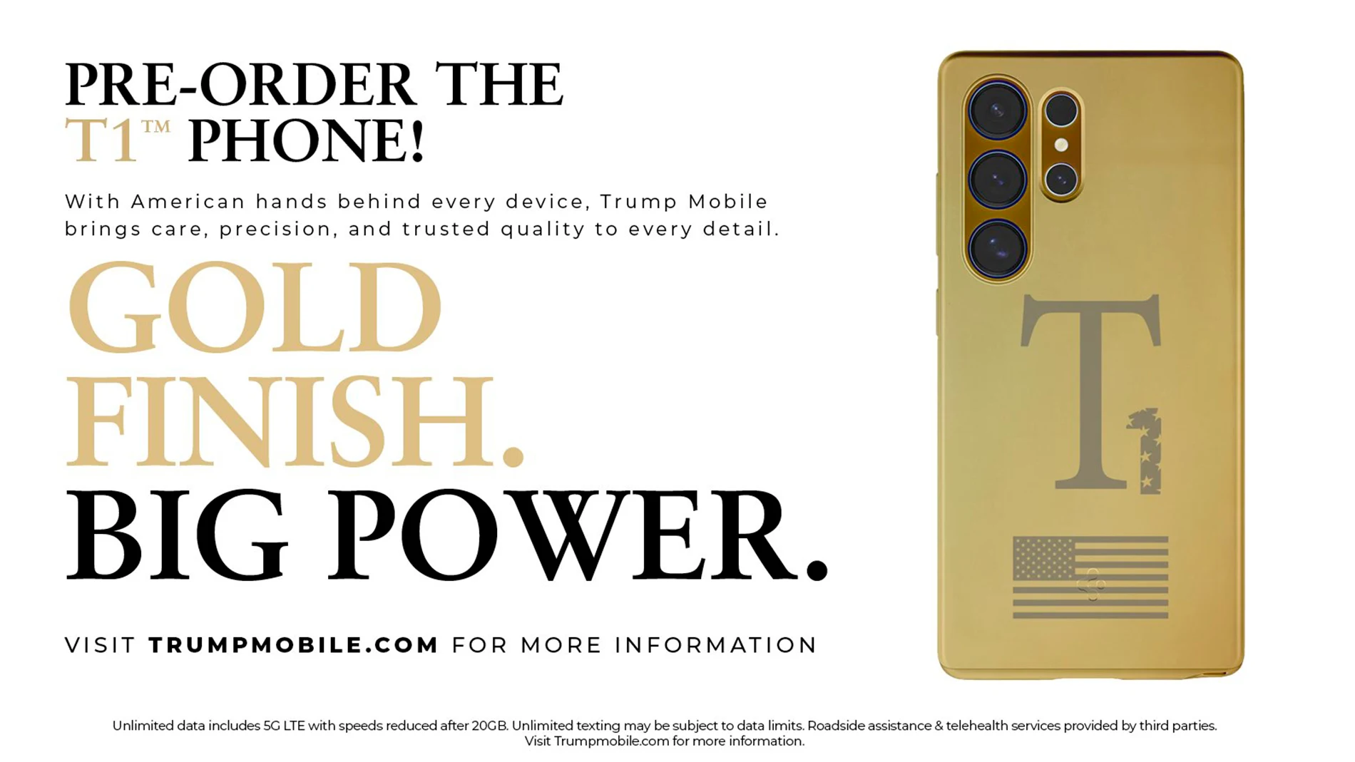 El Trump Mobile, según la cuenta de X de la marca