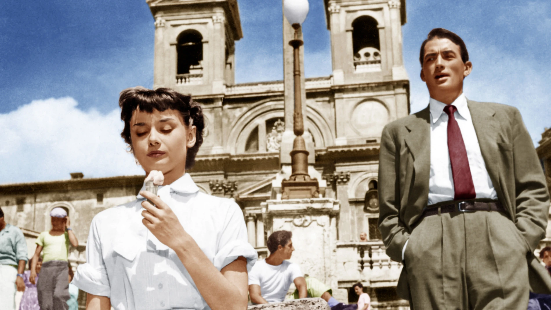 Escena de 'Vacaciones en Roma'.