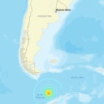 Un sismo de magnitud 7,5 se registra en las aguas entre la Antártida y Chile
