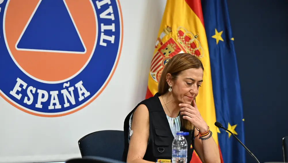 Comparecencia de Virginia Barcones tras la reunión del CECOD