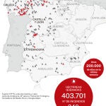 Incendios activos hoy