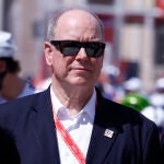 Príncipe Alberto de Mónaco en salida Vuelta a España