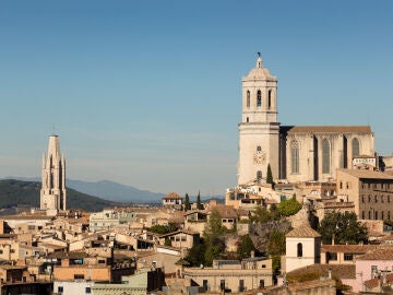 Vista de la catedral de Girona