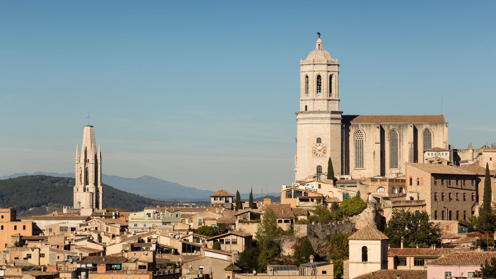 Vista de la catedral de Girona