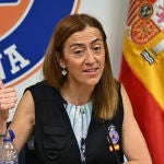 Comparecencia de Virginia Barcones tras la reunión del CECOD