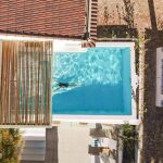 La piscina es uno de los lugares más representativos de este precioso alojamiento