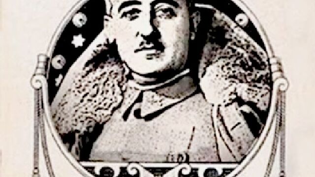 Una imagen que representa el «francomodín», utilizando un retrato del dictador
