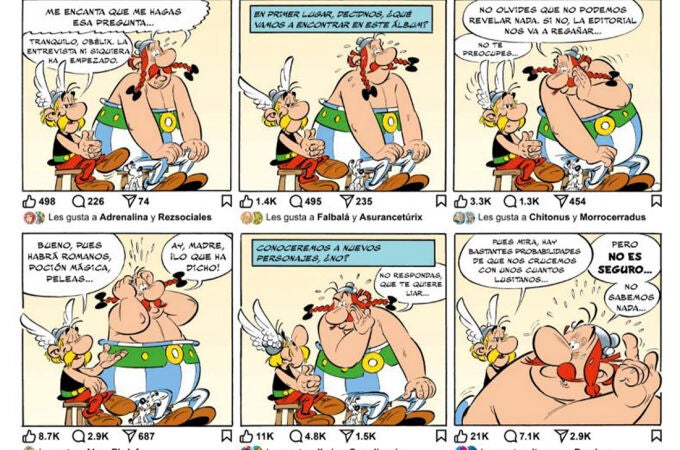 Nuevo álbum de Astérix en Lusitania el 23 de octubre con "pistas" de nuevos personajes