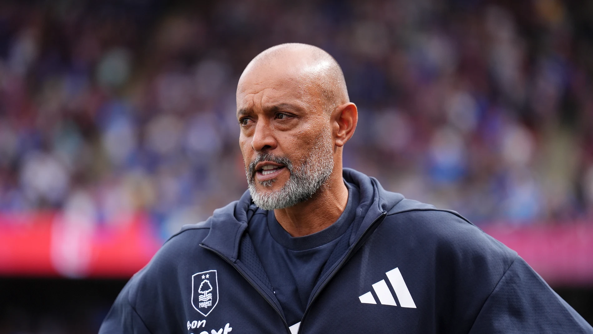 24 August 2025, United Kingdom, London: Nottingham Forest manager Nuno Espirito Santo is pictured during the English Premier League soccer match Crystal Palace and Nottingham Forest at Selhurst Park. Photo: John Walton/PA Wire/dpa 24/08/2025 ONLY FOR USE IN SPAIN