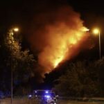Incendio en las inmediaciones de Granada