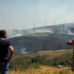 Incendio forestal de Avión (Ourense)