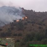 Incendio en Alhama de Granada