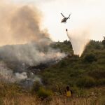 Tareas de extinción en León