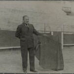 Joan Miró en la plaza de toros Monumental de Barcelona