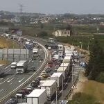 Imagen del accidente en la cámara de la DGT