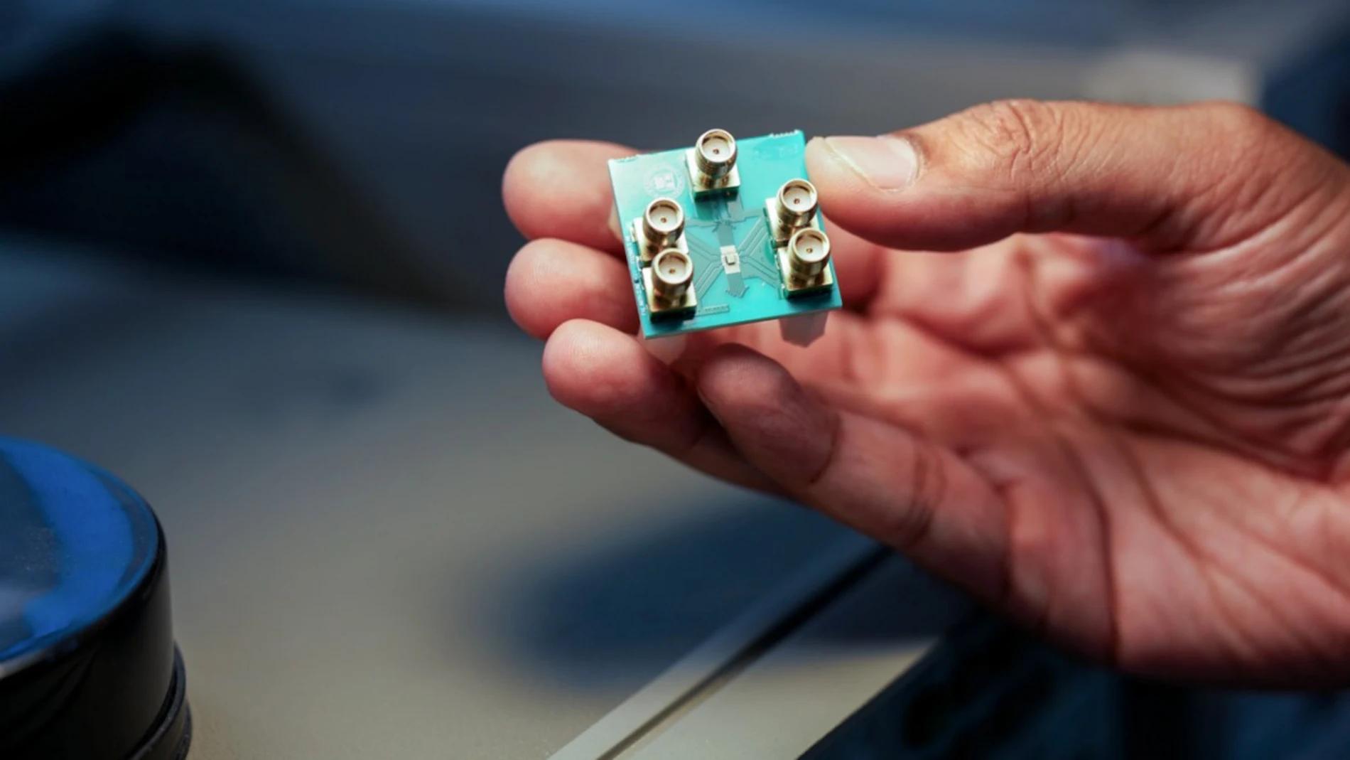 Imagen del microchip de mínimo consumo desarrollado