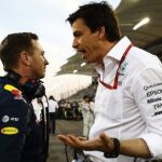 Toto Wolf y Christian Horner