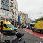 Al menos cuatro heridos en un atropello múltiple en A Coruña