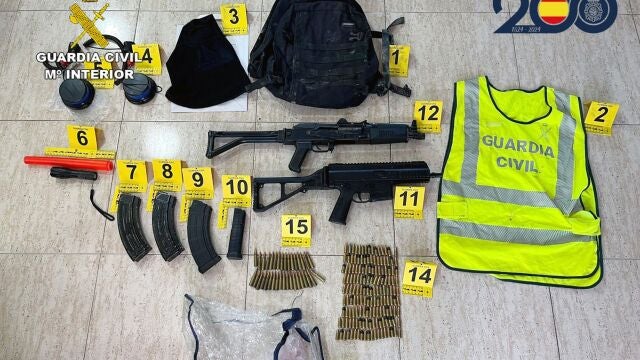 Sucesos.- Desmantelado un grupo criminal dedicado a realizar 'vuelcos' de droga en la Región de Murcia