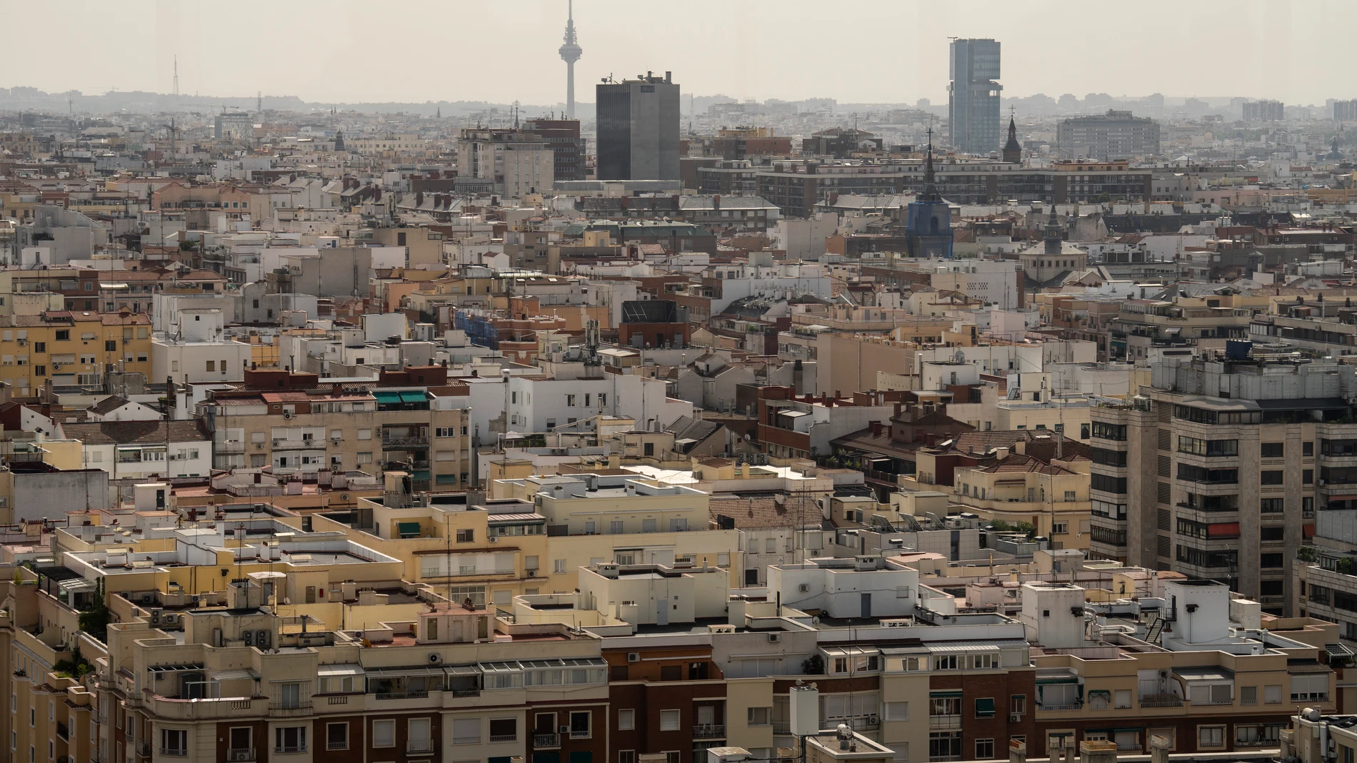 Vistas de Madrid desde el faro de la Moncloa