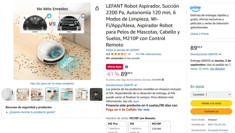 Esta oferta puede finalizar en cualquier momento