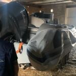 Una de las embarcaciones incautadas