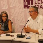 El concejal de Medio Ambiente, Antonio Casas, y la presidenta de la Asociación, Susana Navarro, informan sobre el acuerdo