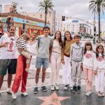 Verdeliss junto a sus ocho hijos