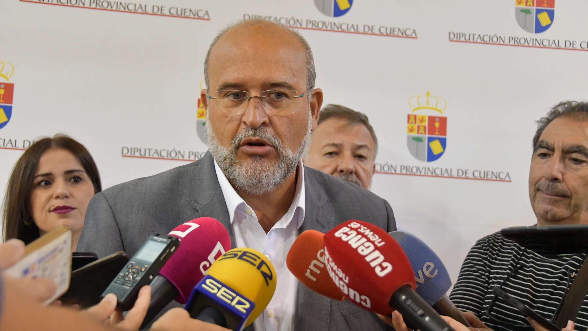 El vicepresidente primero de Castilla-La Mancha, José Luis Martínez Guijarro