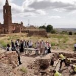 Arqueólogos hallan restos de una sinagoga medieval en el Pueblo Viejo de Belchite (Zaragoza).