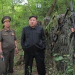 North Korean leader Kim Jong Un visits special operation training base