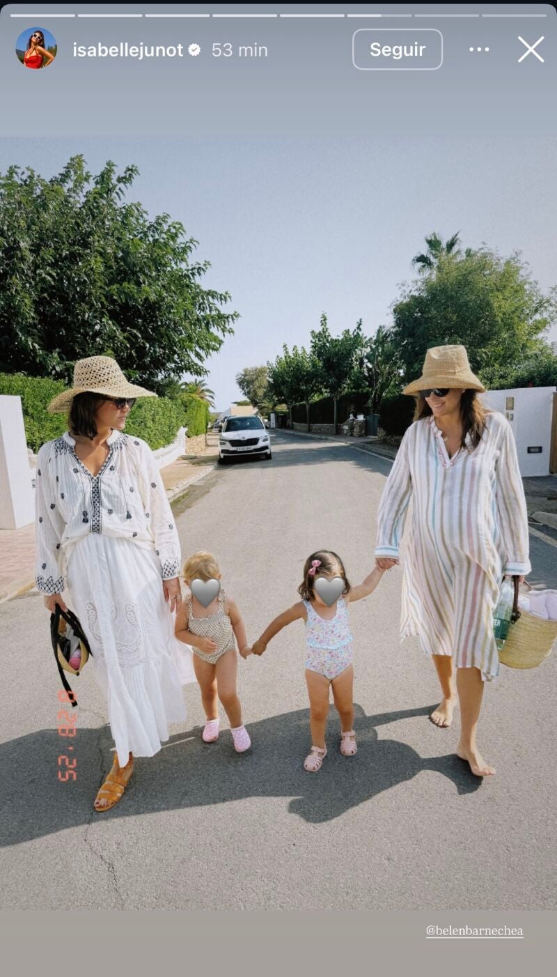 Isabelle Junot en Menorca.