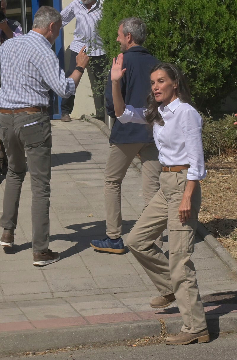 Los Reyes Felipe y Letizia en Galicia.